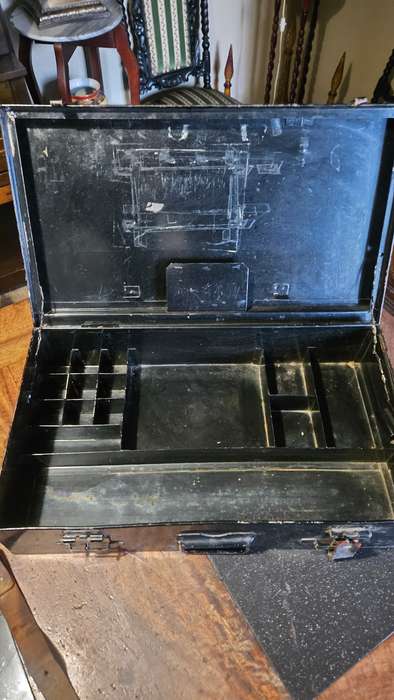 Vintage British Medical Box with leather straps