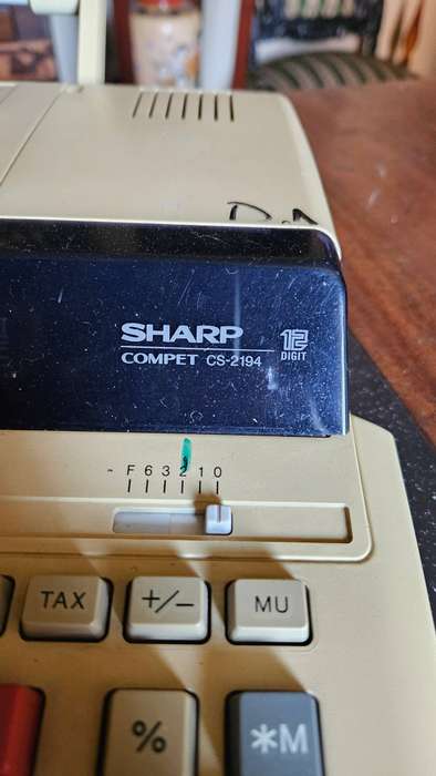 Sharp Electronic Calculator Model CS-2194