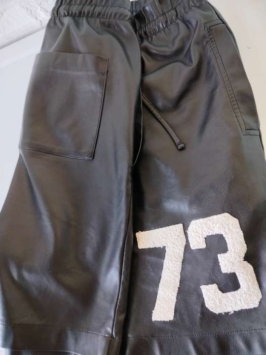 Black Pleather Shorts by Markham in size M | Generously sized | Some cracks and peel in crotch area