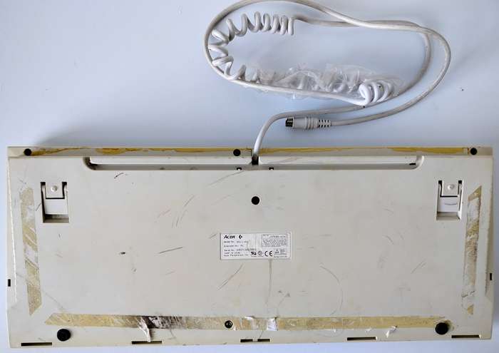 Acer Beige PS/2 Keyboard | Model 6511-KW | Retro Vintage | Tested in Windows 11