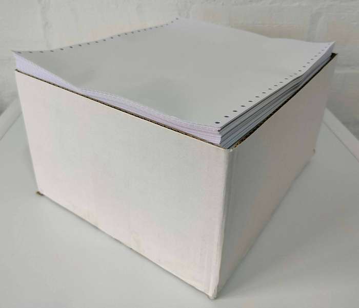 CONTINUOUS PAPER BLANK 280 X 240 1 PART - 2000 Sheets