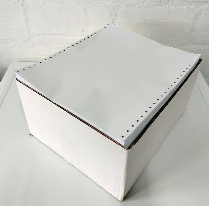 CONTINUOUS PAPER BLANK 280 X 240 1 PART - 2000 Sheets