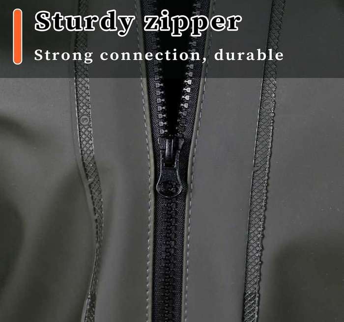 Full Body Waterproof Fishing Waders Boots One-Piece Suit - 2 XL