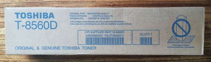 Toshiba T-8560D Original Toner (Black)