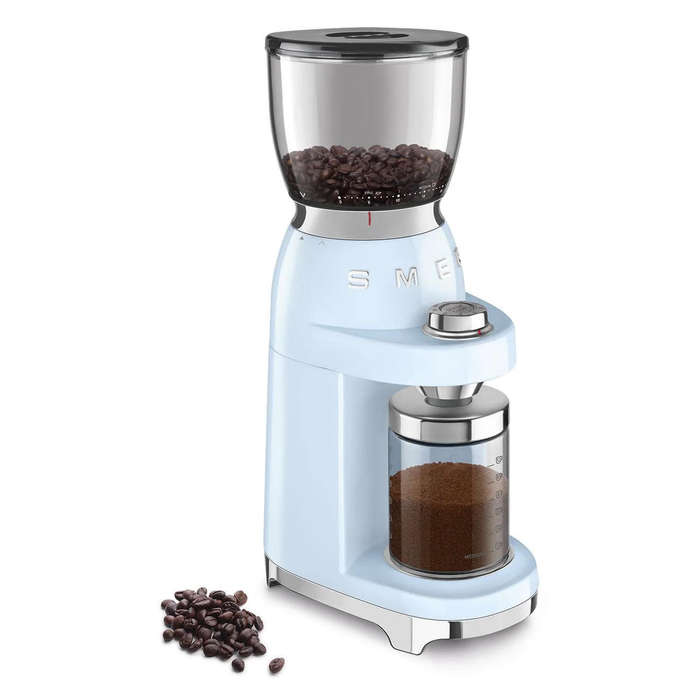 Smeg - Coffee Grinder Pastel Blue Conical Burr