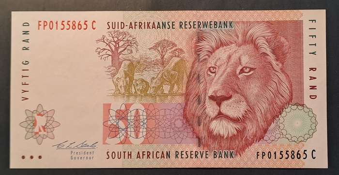 1992 Vyftig Fifty Rand Stals second issue FP0155865C