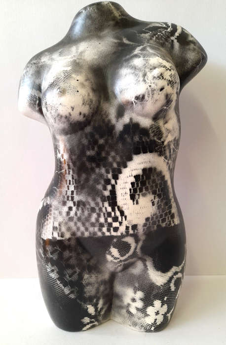 Hilton Edwards Abstract Art - ceramic female torso