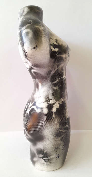 Hilton Edwards Abstract Art - ceramic female torso