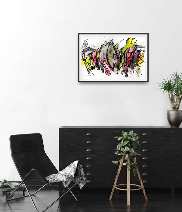 Hilton Edwards Abstract Art Painting