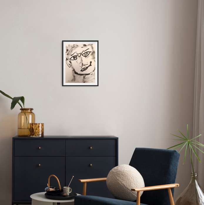 Hilton Edwards Abstract Art Painting - Portrait Series
