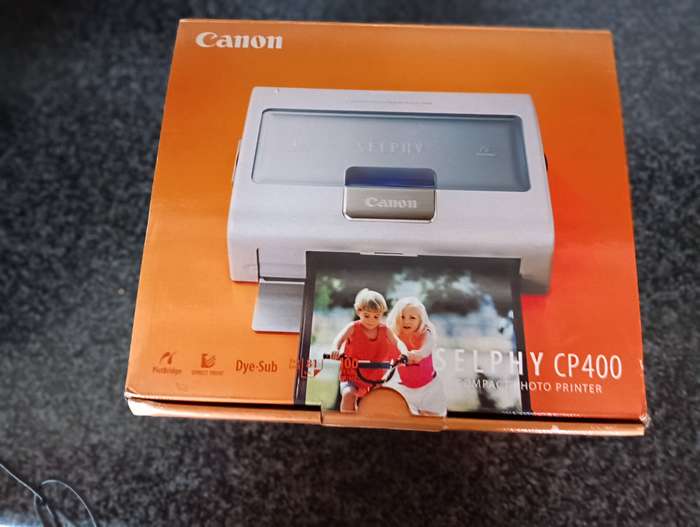 CANON SELPHY CP400 PHOTO PRINTER - (PRE-OWNED & UNUSED)