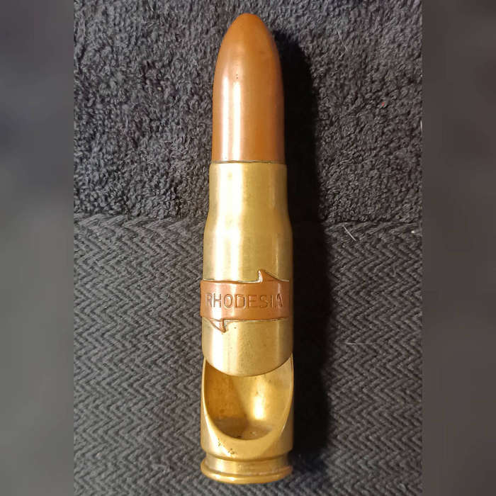 Rhodesian war memorabilia 20mm shell (inert) bottle opener