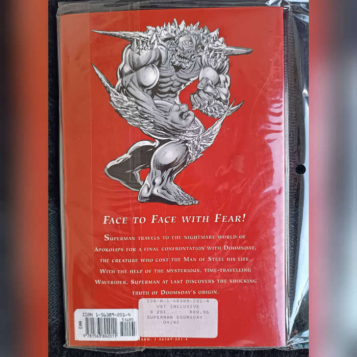 Superman Doomsday #1 1995 DC Comics collectors piece