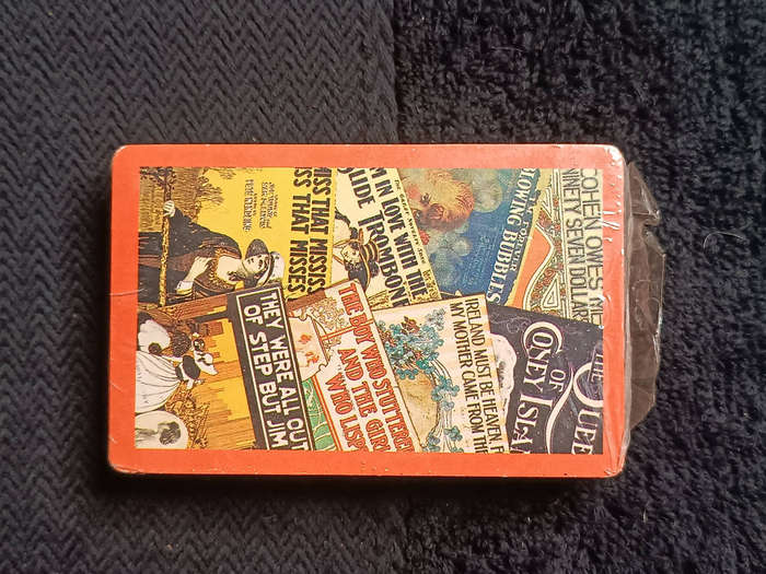 Vintage Plastic coated playing cards mint sealed made in USA
