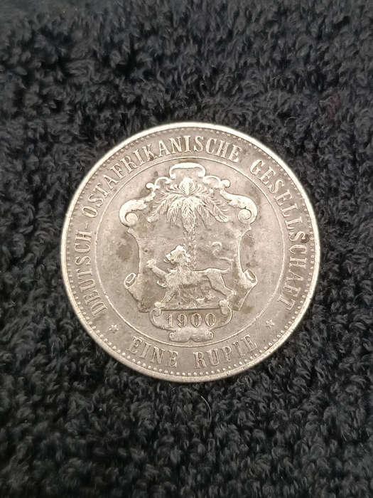 1 rupee 1900 German east Africa