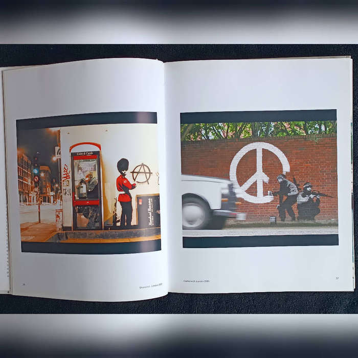 Banksy wall and piece hard cover 2005 1st edition printed in Germany