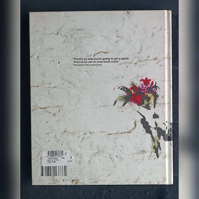 Banksy wall and piece hard cover 2005 1st edition printed in Germany