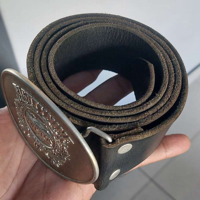LAST ONE GENUINE LEATHER  HAND MADE COWBOY BELT SIZE SMALL TO XXL