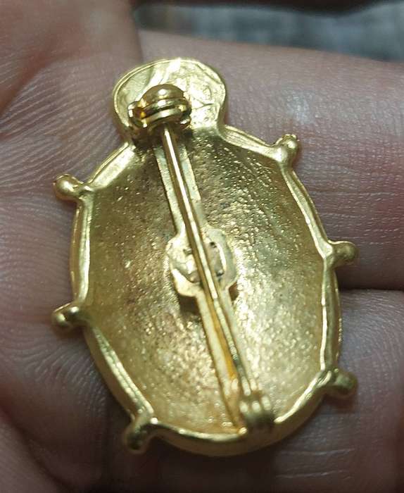 Vintage lady bug brooch never used