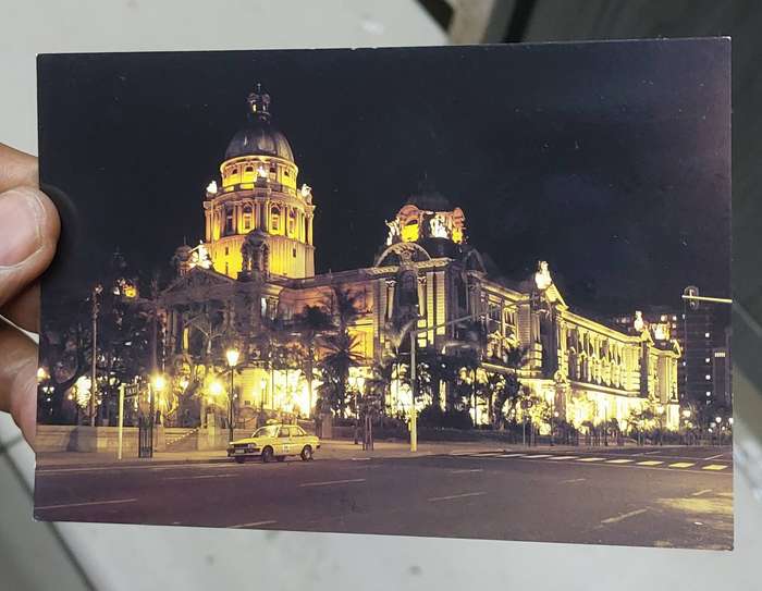 Vintage 1985 durban city hall postcard bid for all 3