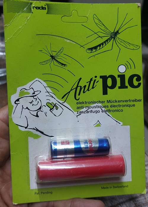 Vintage made in Switzerland mosquito repellant