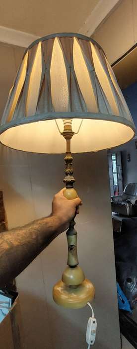 Vintage 65cm tall lamp works 200%