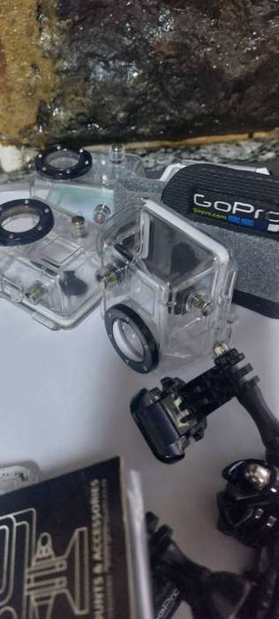 Massive gopro  assessories like new including batteries