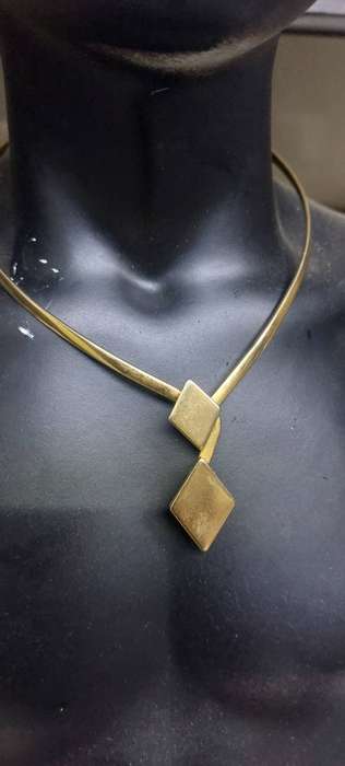 Vintage ladies choker 22 t plated