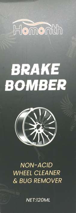 Homonth Brake Bomber Non-Acid Wheel Cleaner and Bug Remover, 120ml