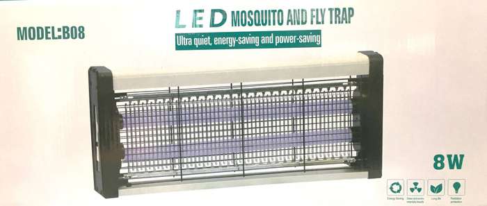 8W LED ULTRA QUIET MOSQUITO AND FLY TRAP ENERGY-SAVING & POWER-SAVING