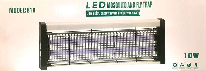 10W LED ULTRA QUIET MOSQUITO AND FLY TRAP ENERGY-SAVING & POWER-SAVING