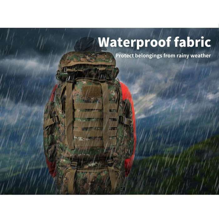 80L Camping & Hiking Large Capacity Travel and Tactical Backpack