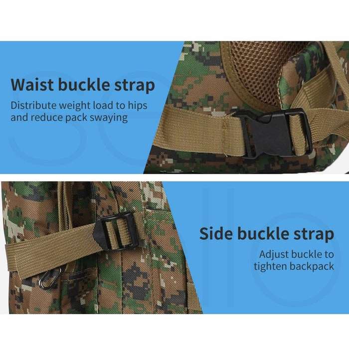 80L Camping & Hiking Large Capacity Travel and Tactical Backpack