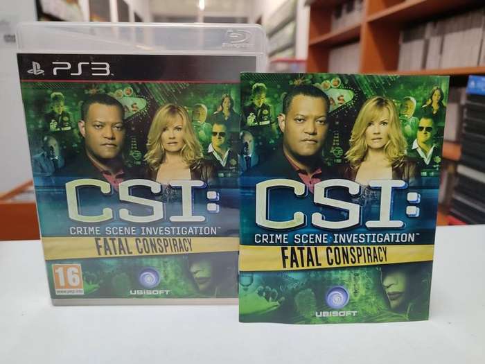CSI Fatal Conspiracy PlayStation 3 PS3