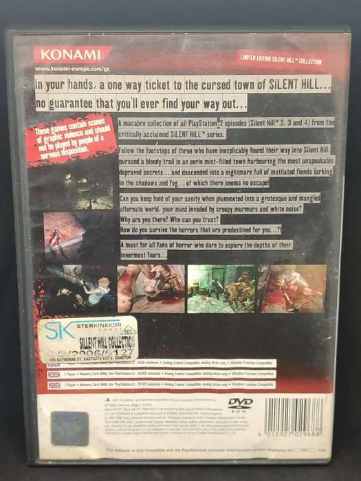 The Silent Hill Collection PlayStation 2 PS2