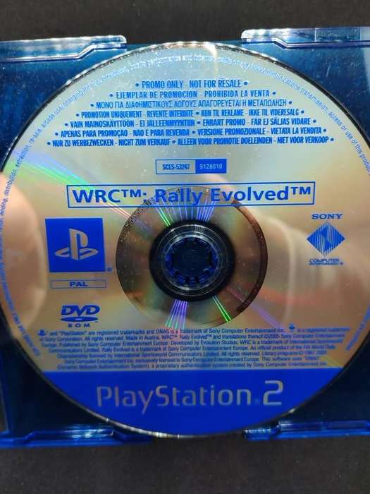 WRC Rally Evolved Playstation 2 PS2 Promo Copy