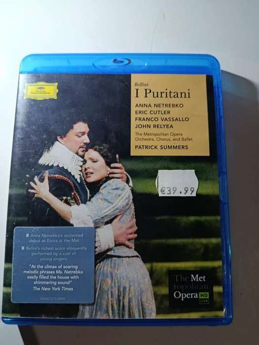 I Puritani: Metropolitan Opera (Summers) 2008 Blu Ray