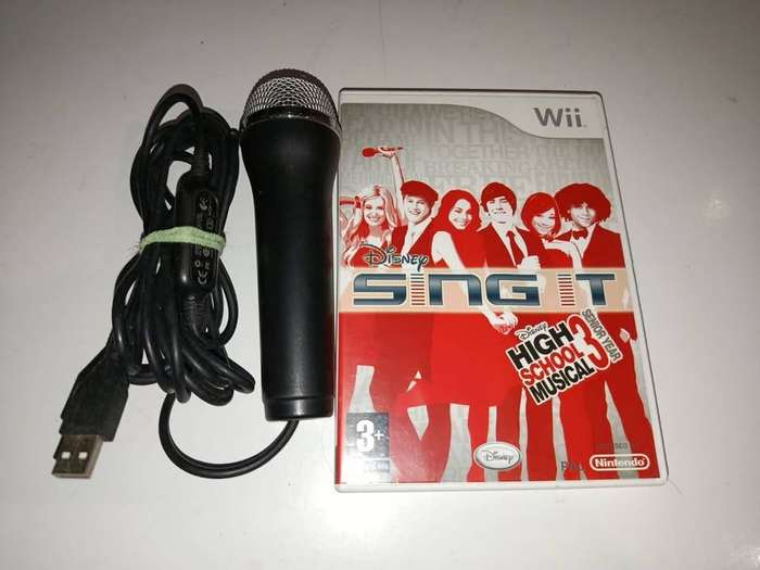 Disney Sing It High School Musical 3 Senior Year and USB Microphone Set Nintendo Wii