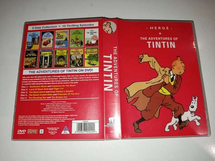 The Adventures of Tintin Collection Dvd Set