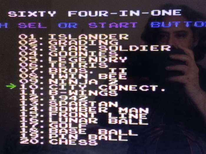 64 in 1  TV Game Cartridge