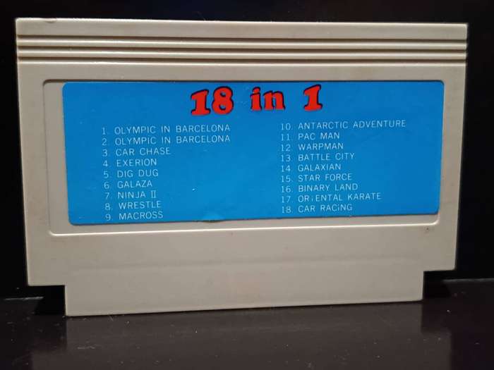 18 in 1 TV Game Cartridge