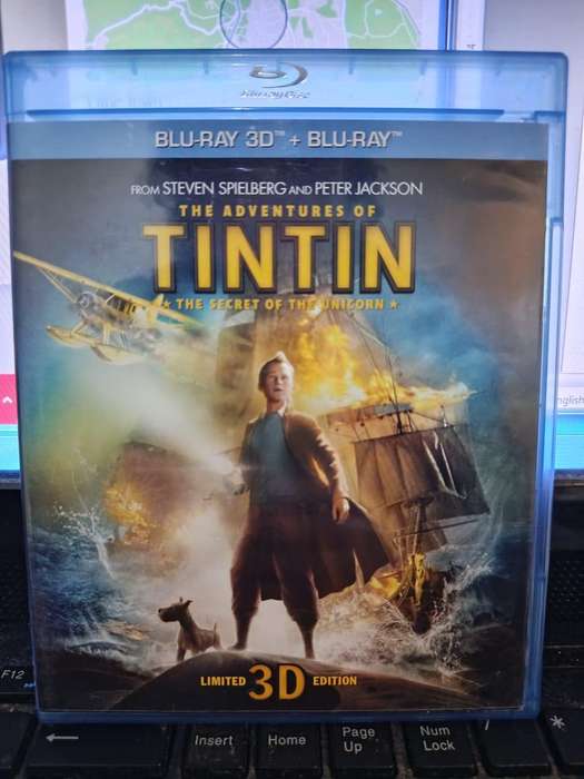 The Adventures of Tintin The Secret of the Unicorn 3D / 2D Blu Ray