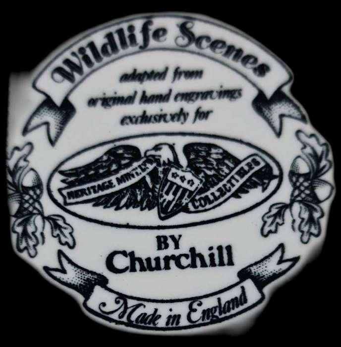 WILD LIFE SCENES BY CHURCHILL PLATE