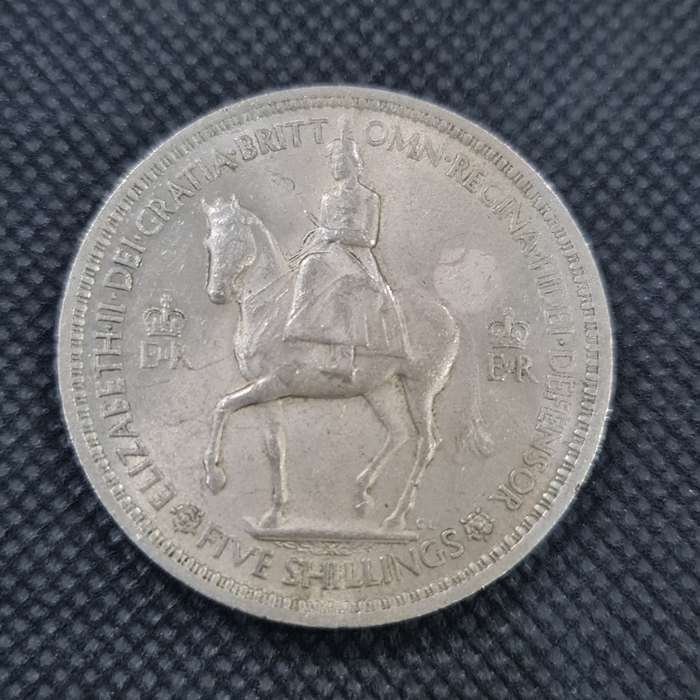 1953 UNITED KINGDOM 5 SHILLINGS
