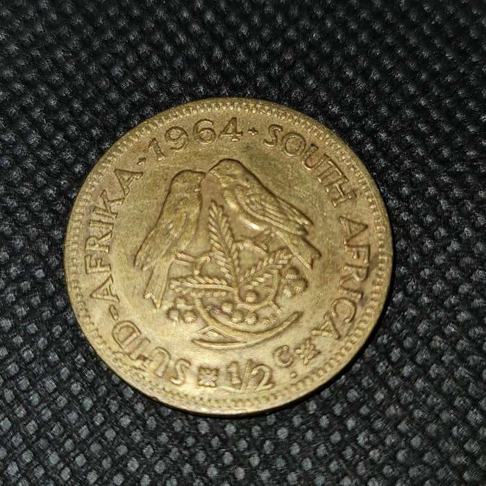 1964 SOUTH AFRICA 1/2 CENT