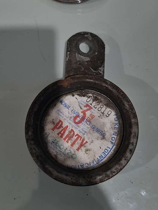 LOT VINTAGE MOTORCYCLE LICENCE DISK HOLDERS