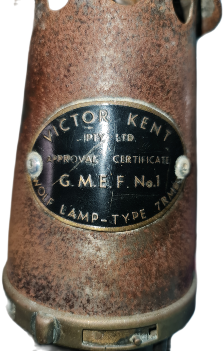 VINTAGE VICTOR KENT MINERS LAMP