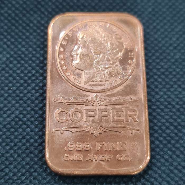 COPPER BAR 999 1 OZ