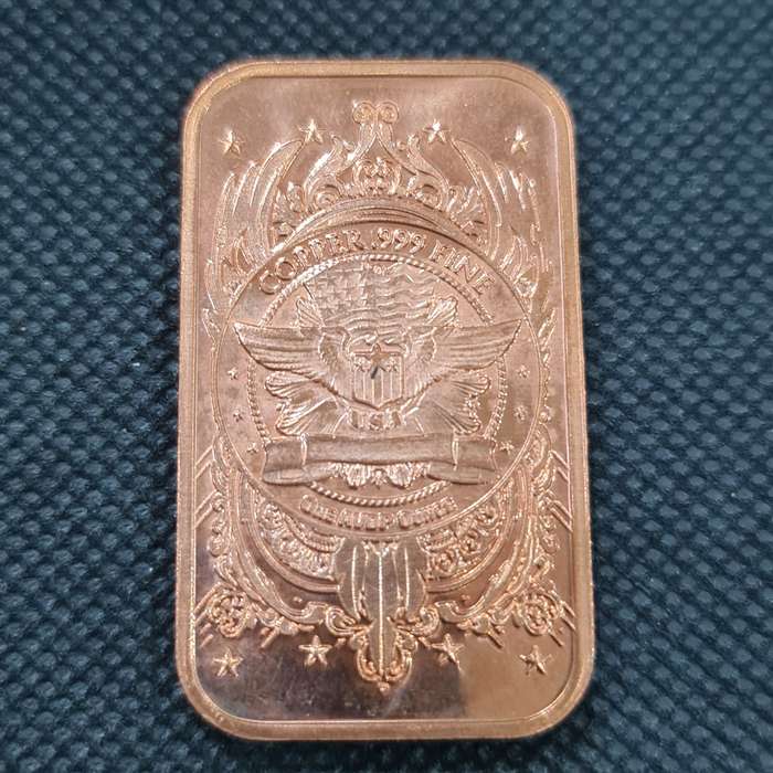 COPPER BAR 999 1 OZ