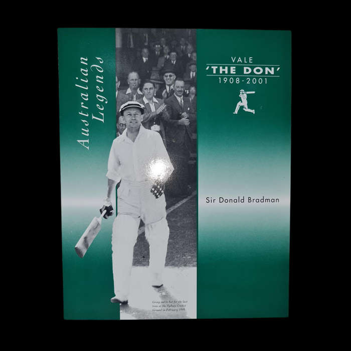 AUSTRALIAN LEGEND VALE 'THE DON' 1908 -2001 CRICKET
